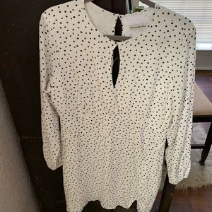 Abercrombie polka dot mini dress